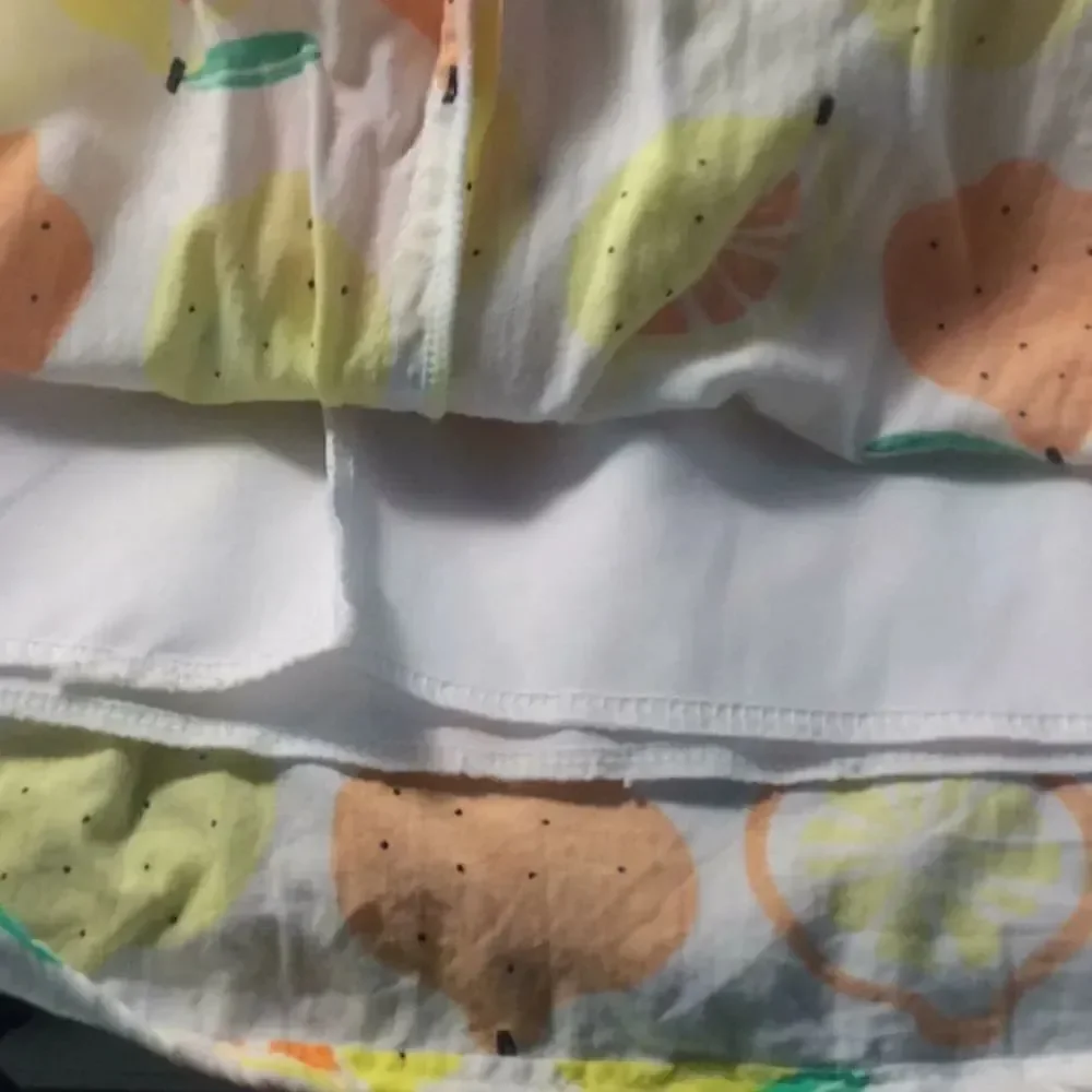 Lemon & Orange cotton dress 2/3T 17” long 10”waist